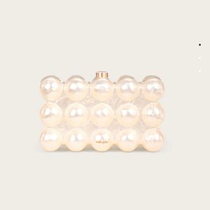 NWT Cult Gaia
The Bubble Clutch in Ivory